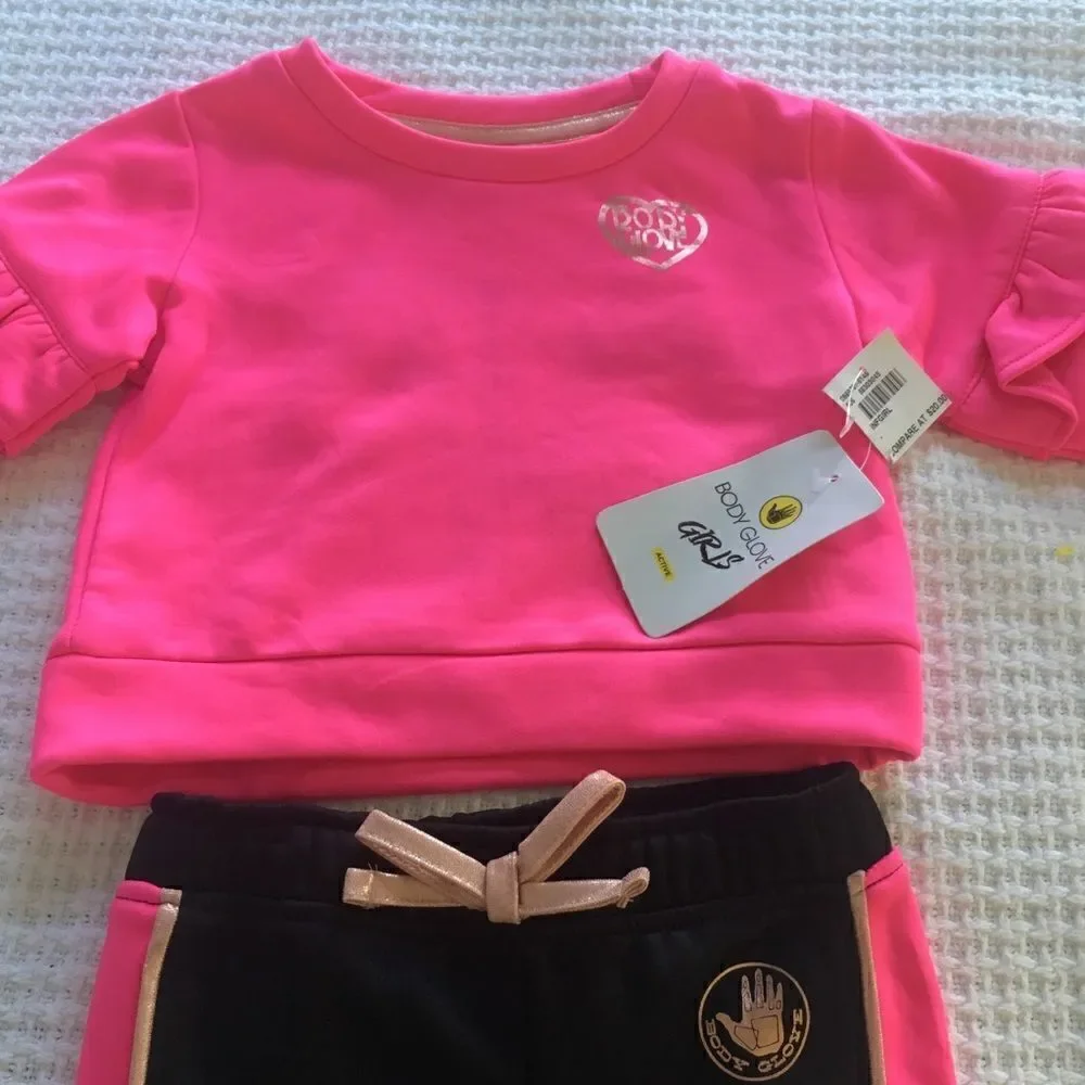 BODY GLOVE Active Wear Girls 12M 2pc Set